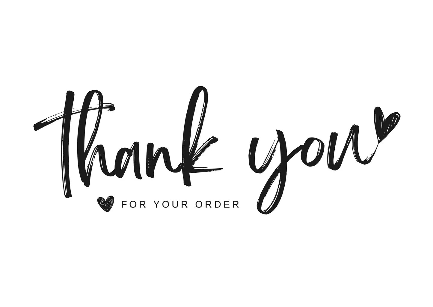 50 Thank you cards