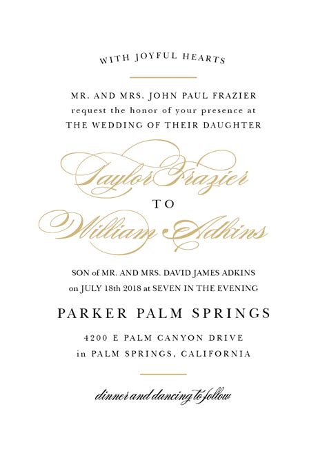 25 Wedding Invitations