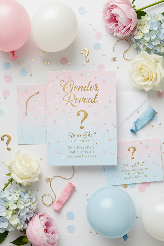 25 Gender Reveal Invitations
